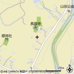 兵庫県三田市山田54周辺の地図