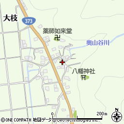 兵庫県赤穂郡上郡町大枝611周辺の地図