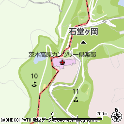 茨木高原カンツリー倶楽部周辺の地図