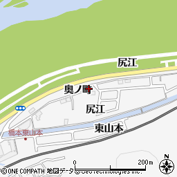 京都府八幡市橋本奥ノ町16周辺の地図