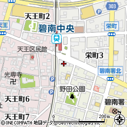 ブックオフ碧南中央店周辺の地図