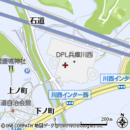 兵庫県川西市石道竹ノ添周辺の地図