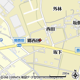 ローソン西尾西浅井店周辺の地図