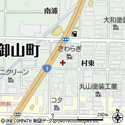 京都府久世郡久御山町野村村東72周辺の地図