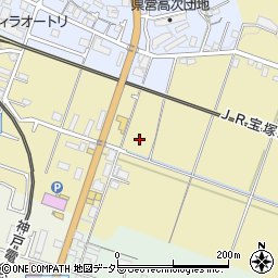 兵庫県三田市駅前町25周辺の地図
