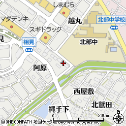 愛知県額田郡幸田町相見阿原12周辺の地図