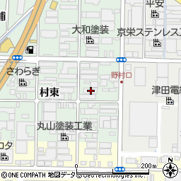 京都府久世郡久御山町野村村東174-1周辺の地図