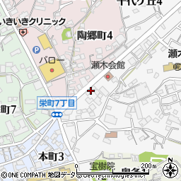 愛知県常滑市瀬木町1丁目24周辺の地図