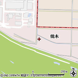 京都府八幡市八幡（焼木）周辺の地図