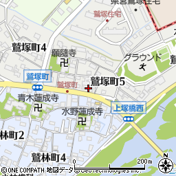 愛知県碧南市鷲塚町周辺の地図