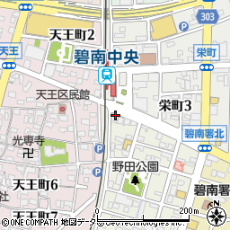 ミニミニＦＣ碧南店周辺の地図