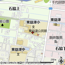 焼津市立東益津小学校周辺の地図