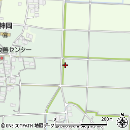 兵庫県たつの市神岡町田中周辺の地図