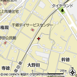 愛知県新城市野田皆津46周辺の地図