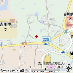 兵庫県三木市吉川町吉安32周辺の地図