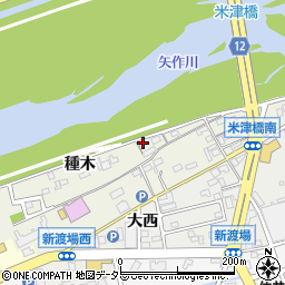 愛知県西尾市米津町川向81周辺の地図