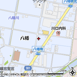 静岡県藤枝市八幡304周辺の地図
