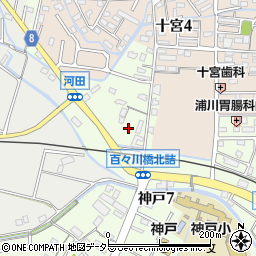 三重県鈴鹿市神戸7丁目10周辺の地図