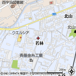 京都府宇治市伊勢田町若林30周辺の地図