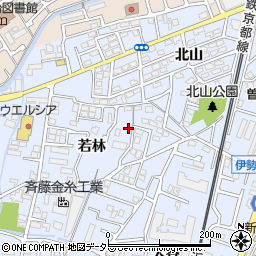 京都府宇治市伊勢田町若林21周辺の地図