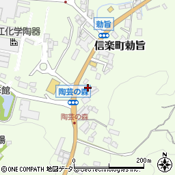 滋賀県甲賀市信楽町勅旨2376周辺の地図