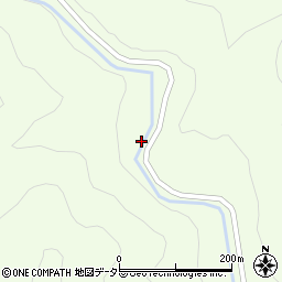 作木川周辺の地図