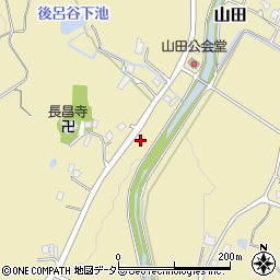 兵庫県三田市山田81周辺の地図