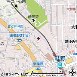 兵庫県川西市東畦野2丁目10周辺の地図