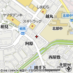 愛知県額田郡幸田町相見阿原8周辺の地図