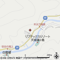 静岡県伊豆市湯ケ島1937周辺の地図