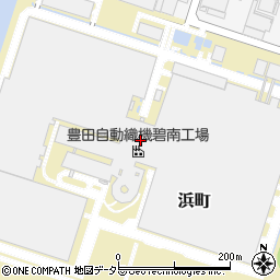 豊田自動織機碧南工場周辺の地図