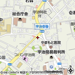 セブンイレブン宇治弐番店周辺の地図