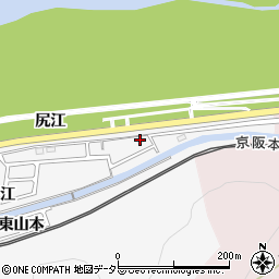 京都府八幡市橋本奥ノ町1-3周辺の地図