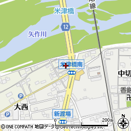 愛知県西尾市米津町川向18周辺の地図