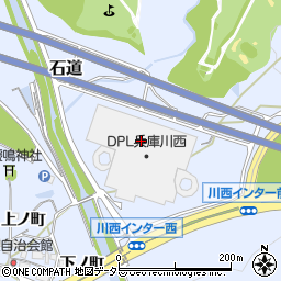 兵庫県川西市石道堂ノ後周辺の地図