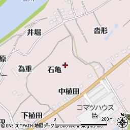 愛知県新城市庭野石亀周辺の地図