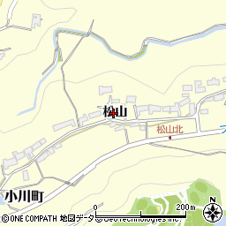 三重県亀山市小川町松山周辺の地図