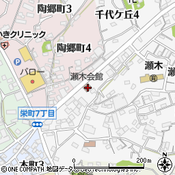 愛知県常滑市瀬木町1丁目32周辺の地図