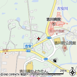 兵庫県三木市吉川町吉安211周辺の地図