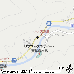 静岡県伊豆市湯ケ島2666周辺の地図