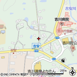 兵庫県三木市吉川町吉安44周辺の地図
