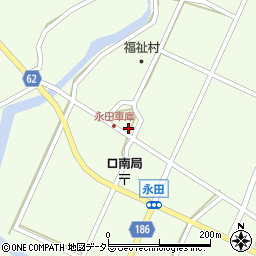 広島県庄原市口和町永田447周辺の地図