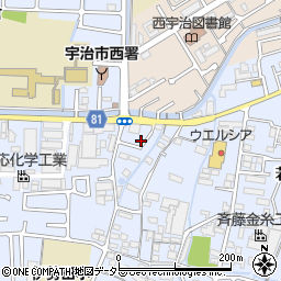 京都府宇治市伊勢田町井尻115-55周辺の地図