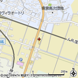 兵庫県三田市駅前町23周辺の地図