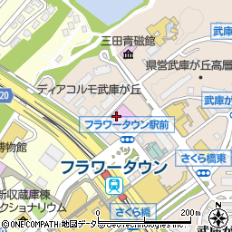 社会福祉法人三田市社会福祉協議会　フラワー地域福祉支援室周辺の地図