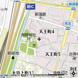 愛知県碧南市天王町4丁目61周辺の地図