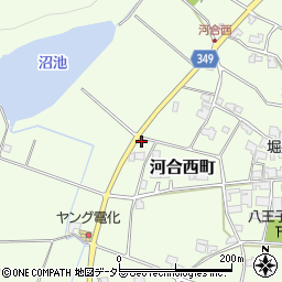 兵庫県小野市河合西町702周辺の地図