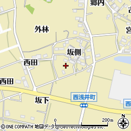愛知県西尾市西浅井町郷西田123周辺の地図