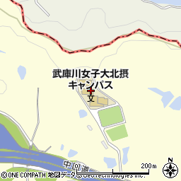 武庫川学院北摂学舎丹嶺学苑周辺の地図