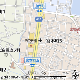 サイクルベースあさひ半田店周辺の地図
